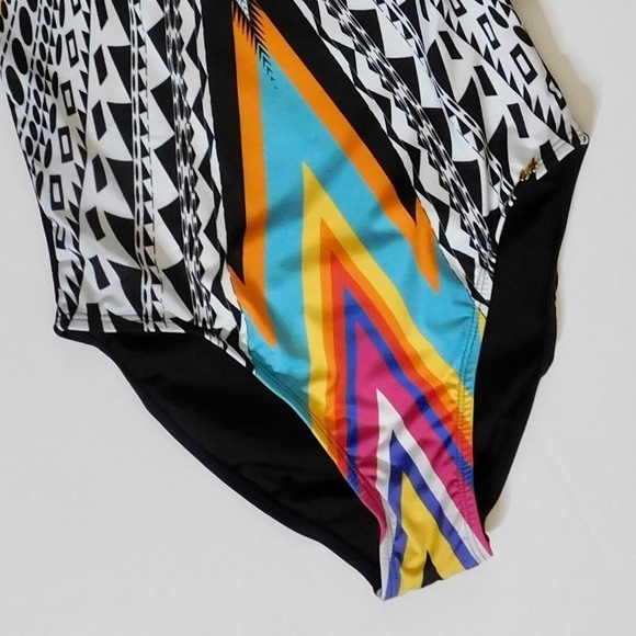 NWT!! PILYQ Inca Halter or Strapless One Piece Swimsuit Colorful Vacation Small - Picture 6 of 15